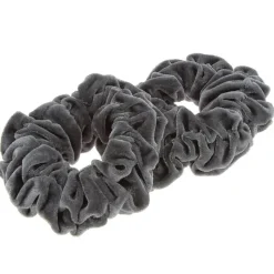 La Boutique du Coiffeur 2 Chouchous velours XXL gris Online