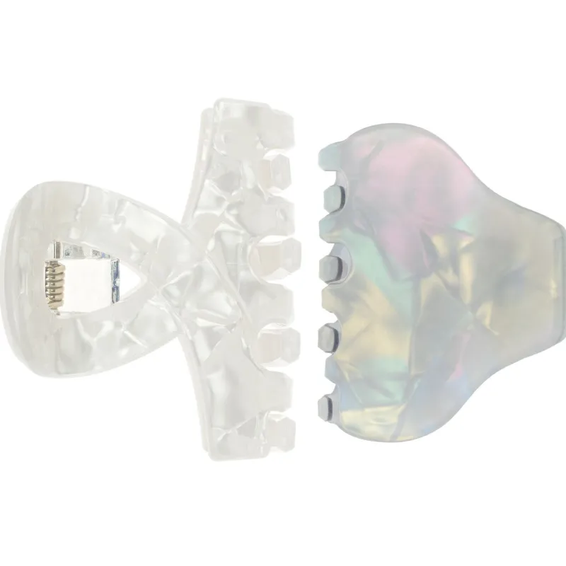 Invisibobble 2 Pinces Clipstar pearly frost Hot