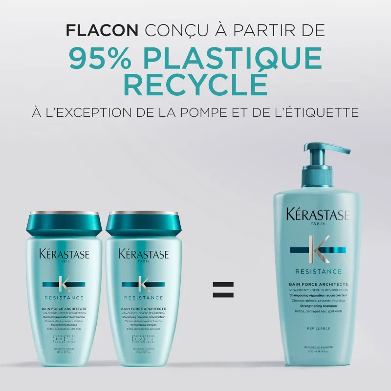 Kérastase Bain Force Architecte Résistance 500 ml rechargeable Outlet