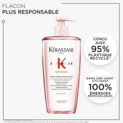Kérastase Bain hydra-fortifiant Genesis 500 ml rechargeable New