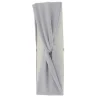 La Boutique du Coiffeur Bandeau tissu noeud Gris New