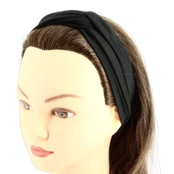 La Boutique du Coiffeur Bandeau tissu noeud Noir Online