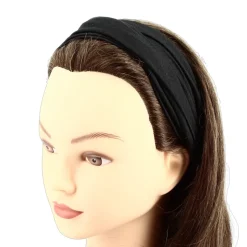 La Boutique du Coiffeur Bandeau tissu noeud Noir Online