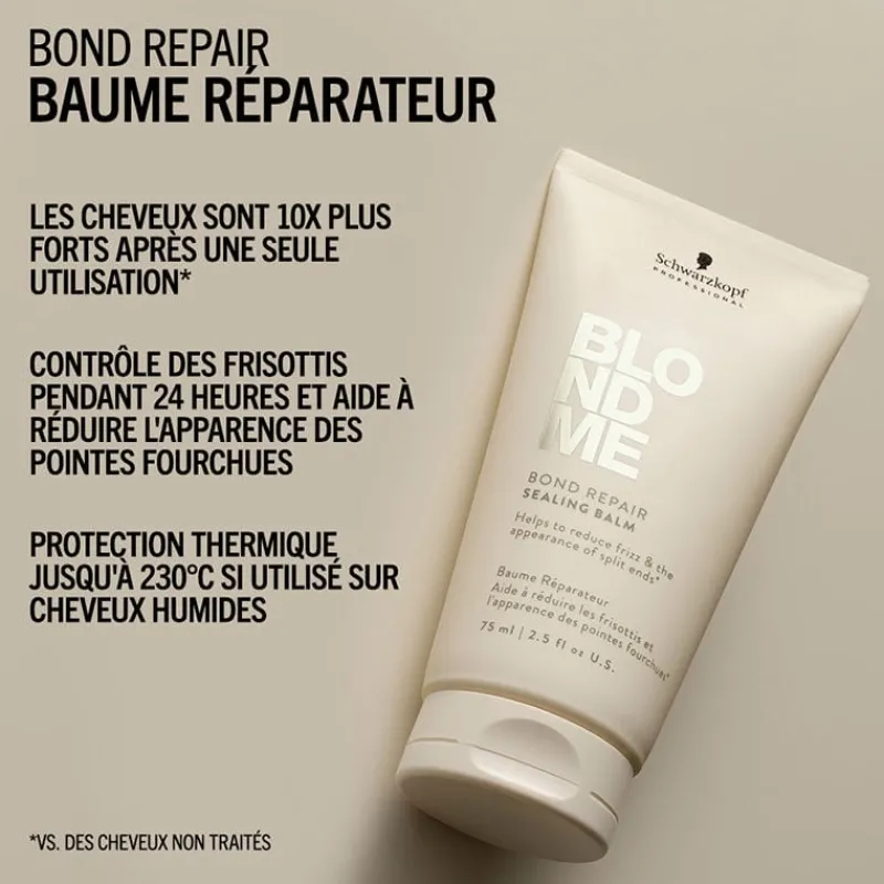 Schwarzkopf Professional Baume réparateur sans rinçage Blondme Bond Repair Best