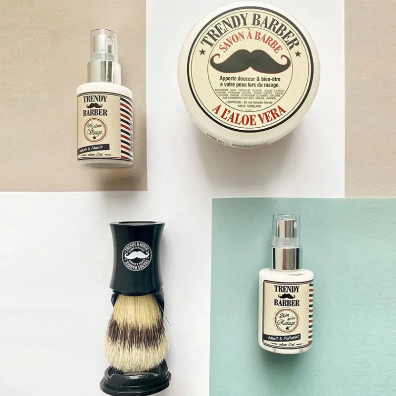 Trendy Barber Blaireau de rasage pure soie Best