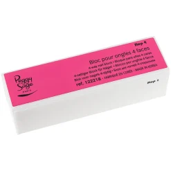 Peggy Sage Bloc pour ongles 4 faces Hot