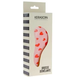 Kerasoin Professionnel Brosse à cheveux démêlante cœurs Sale