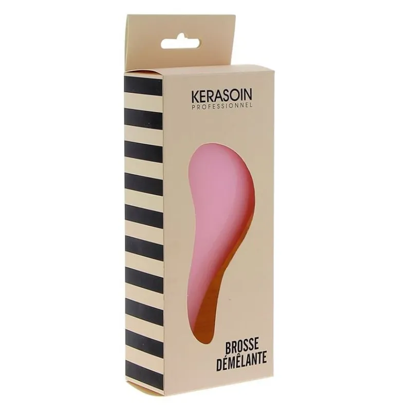 Kerasoin Professionnel Brosse à cheveux démêlante rose Hot