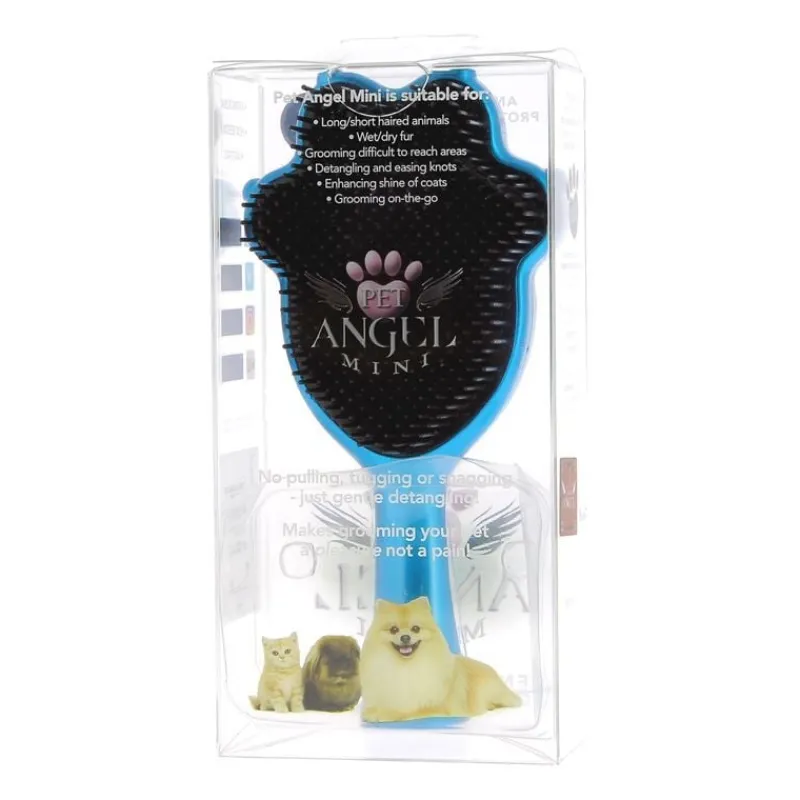 Brosse pour animaux Pet Angel Turquoise Petit modèle Best
