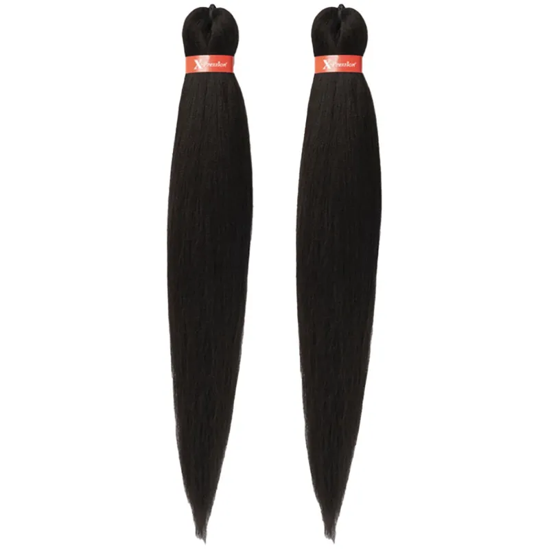 X-Pression Cheveux à tresser pré-etirés 2 x 46" 2