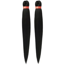 X-Pression Cheveux à tresser pré-etirés 2 x 46" 1B Clearance