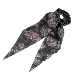 La Boutique du Coiffeur Chouchou foulard bandana noir Clearance