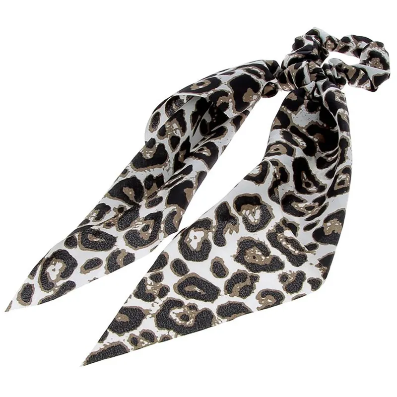 La Boutique du Coiffeur Chouchou foulard léopard blanc Best