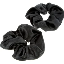 La Boutique du Coiffeur Chouchous satinés x 2 noir