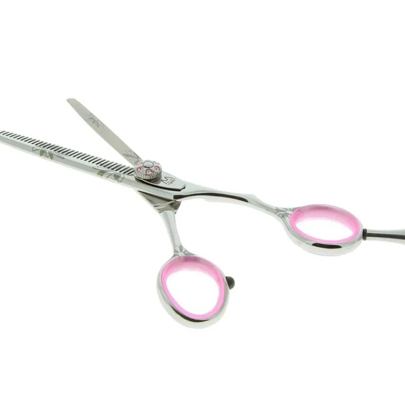 Hercat Ciseaux sculpteurs fleur diamant rose 5.5