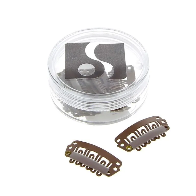 She Clips X10 marron Hot