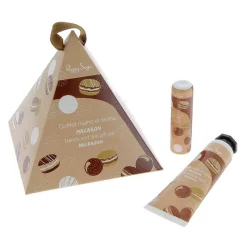 Peggy Sage Coffret de Noel Mains et Levres macaron New
