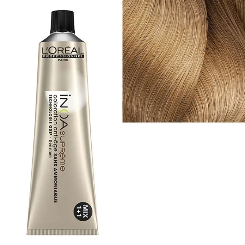 L’Oréal Professionnel Paris Coloration anti-âge sans ammoniaque Inoa Suprême 9.32 beige apaisant Sale