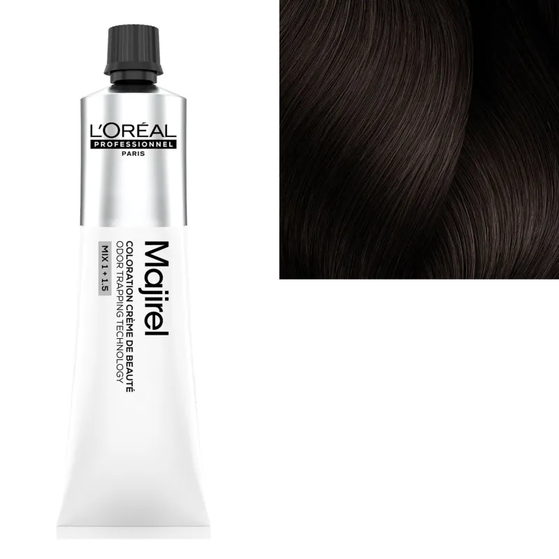 L’Oréal Professionnel Paris Coloration crème de beauté Majirel 5.15 châtain clair cendré acajou Outlet