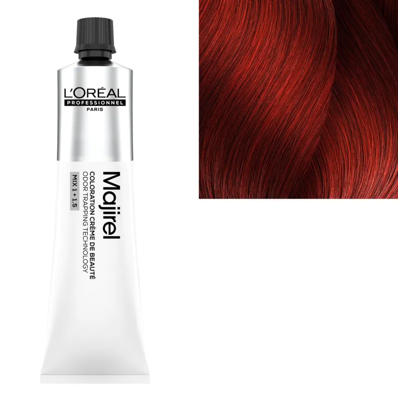 L’Oréal Professionnel Paris Coloration crème de beauté Majirel Majrouge 6.64 blond foncé rouge cuivré Best