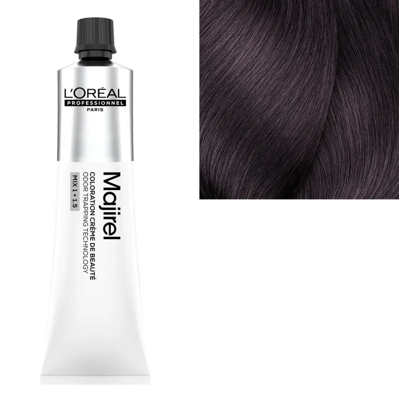 L’Oréal Professionnel Paris Coloration crème de beauté Majirel 5.26 châtain clair irisé rouge Outlet