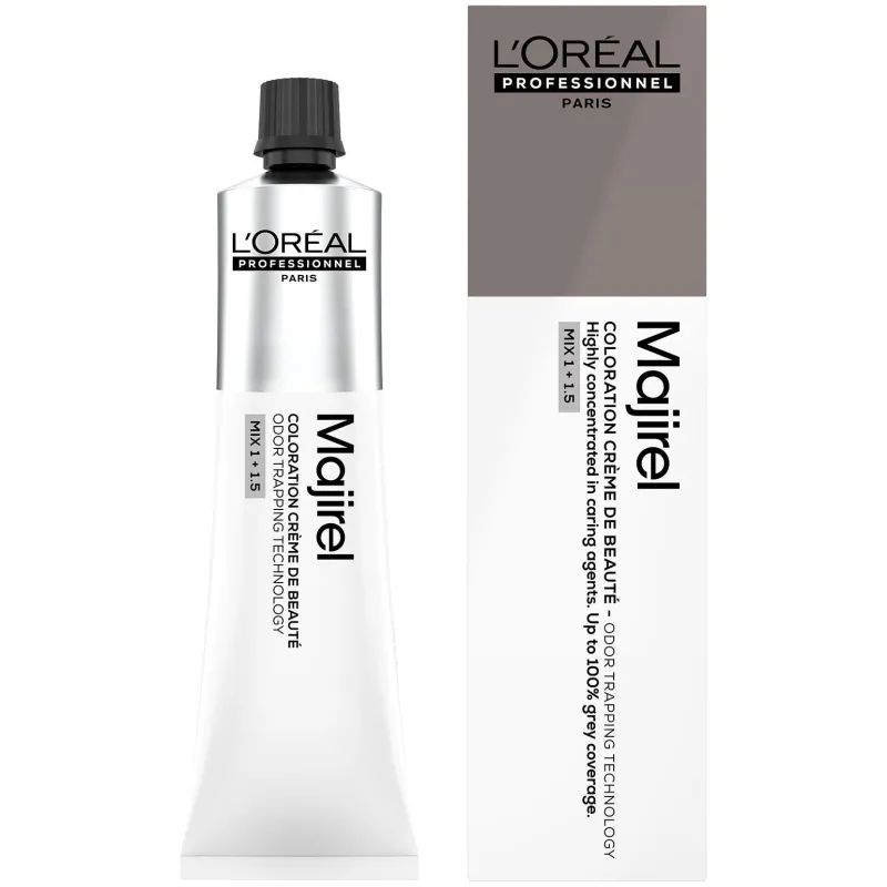 L’Oréal Professionnel Paris Coloration crème de beauté Majirel 7.18 blond cendré mocca