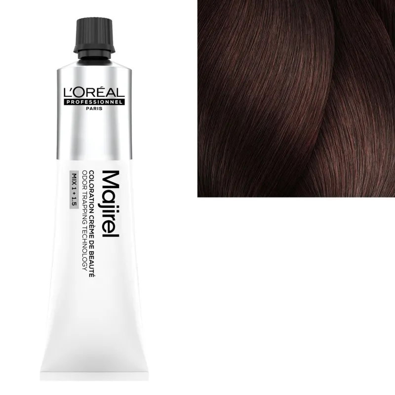 L’Oréal Professionnel Paris Coloration crème de beauté Majirel 5.52 châtain clair acajou irisé Hot