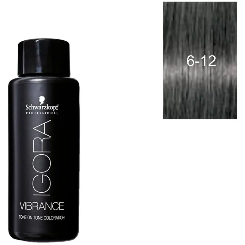 Schwarzkopf Professional Coloration demi-permanente Igora Vibrance 6-12