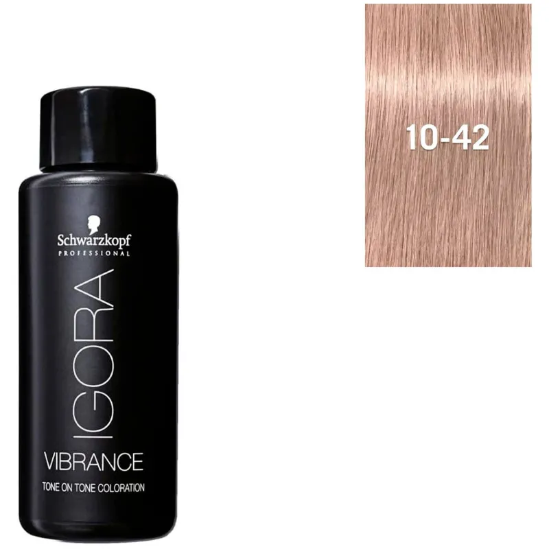Schwarzkopf Professional Coloration demi-permanente Igora Vibrance 10-42 Online