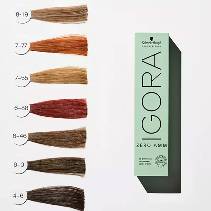 Schwarzkopf Professional Coloration Igora Zero Amm 6-23 blond foncé irisé mat Outlet