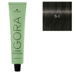 Schwarzkopf Professional Coloration Igora Zero Amm 5-1 châtain clair cendré Outlet