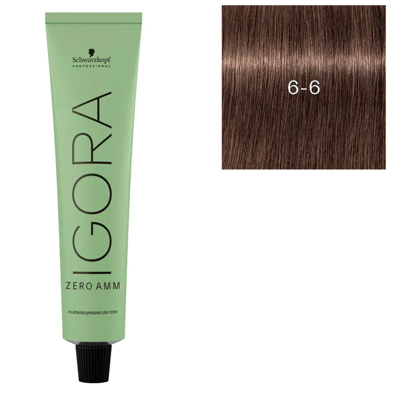 Schwarzkopf Professional Coloration Igora Zero Amm 6-6 blond foncé chocolat