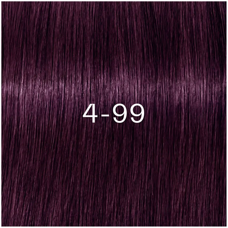 Schwarzkopf Professional Coloration Igora Zero Amm 4-99 châtain violet extra New