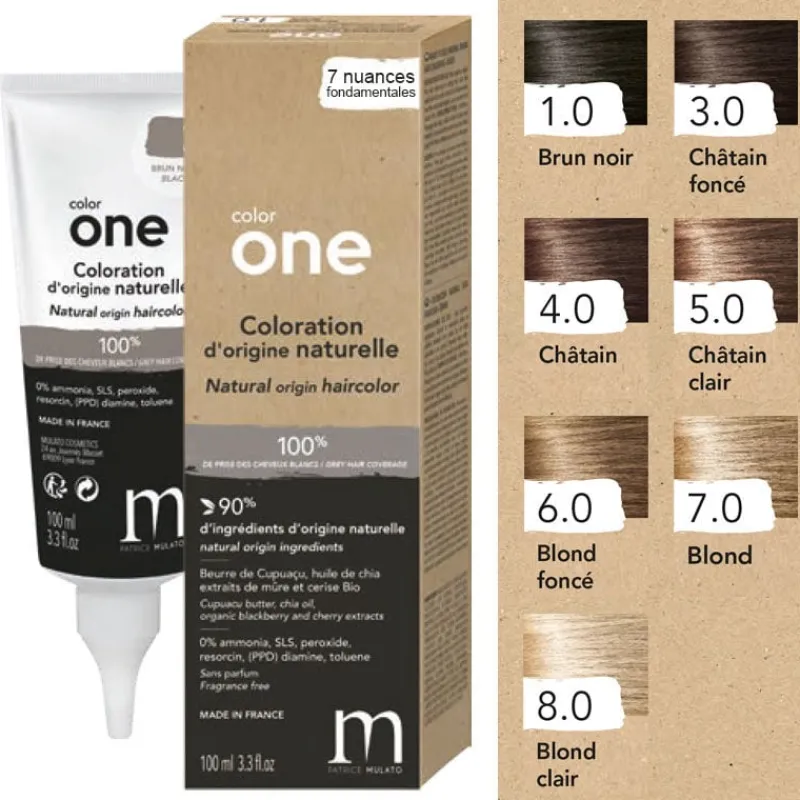 Patrice Mulato Coloration naturelle Color One Fondamentale 7.0 blond Outlet