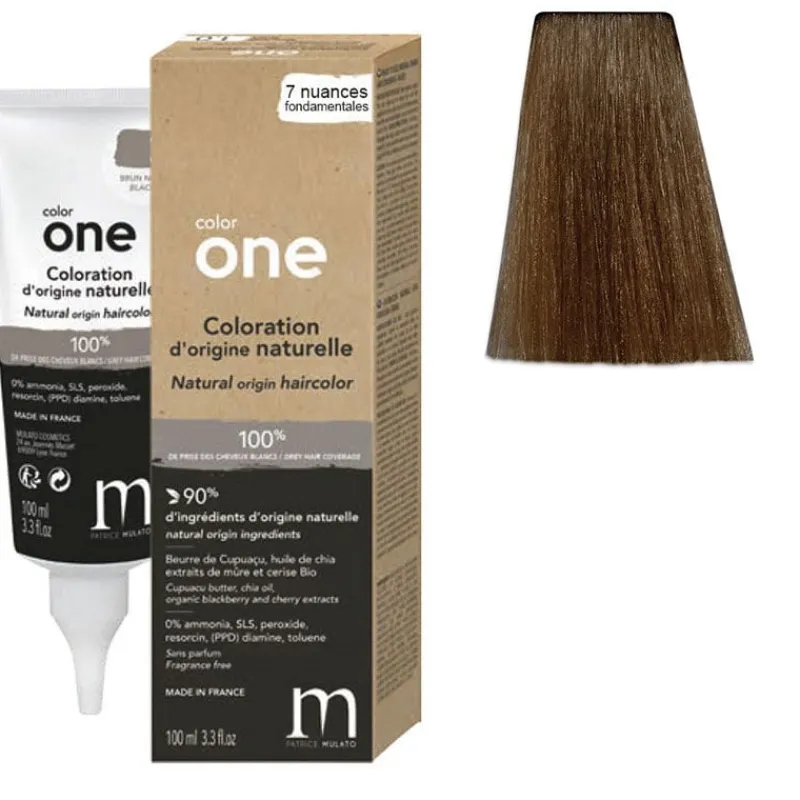 Patrice Mulato Coloration naturelle Color One Fondamentale 6.0 blond foncé