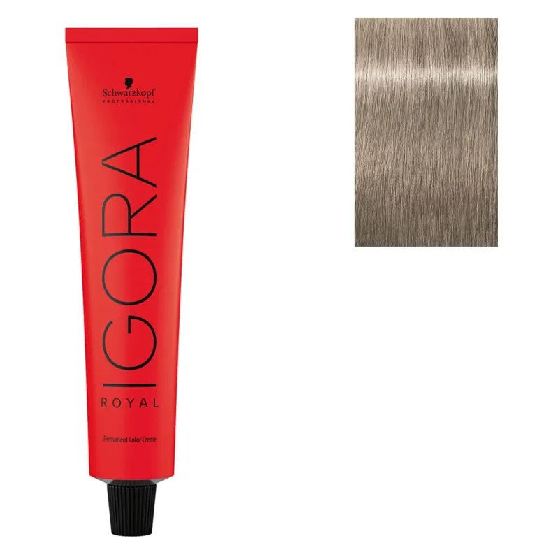 Schwarzkopf Professional Coloration permanente Igora Royal 9-1 blond très clair cendré Sale