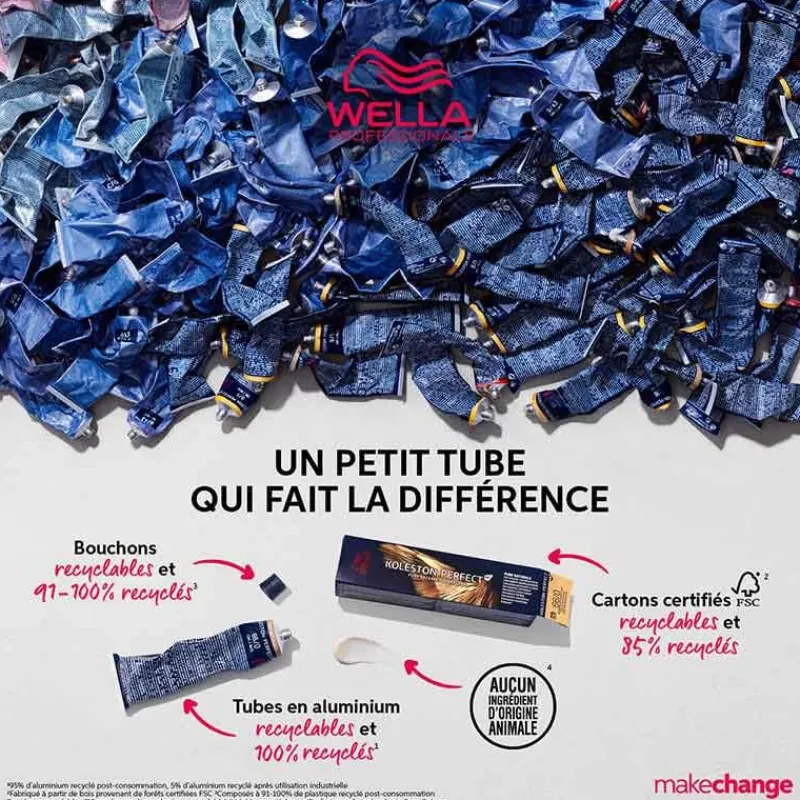 Wella Professionals Coloration permanente Koleston Perfect Me+ 5/1 châtain clair cendré Discount