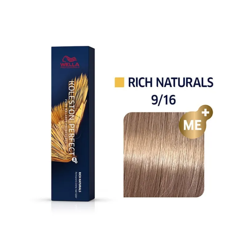 Wella Professionals Coloration permanente Koleston Perfect Me+ 9/16 blond très clair cendré violine Clearance