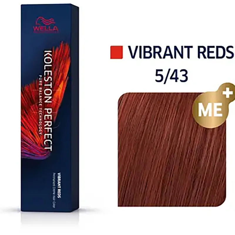 Wella Professionals Coloration permanente Koleston Perfect Me+ 5/43 châtain clair cuivré doré Discount