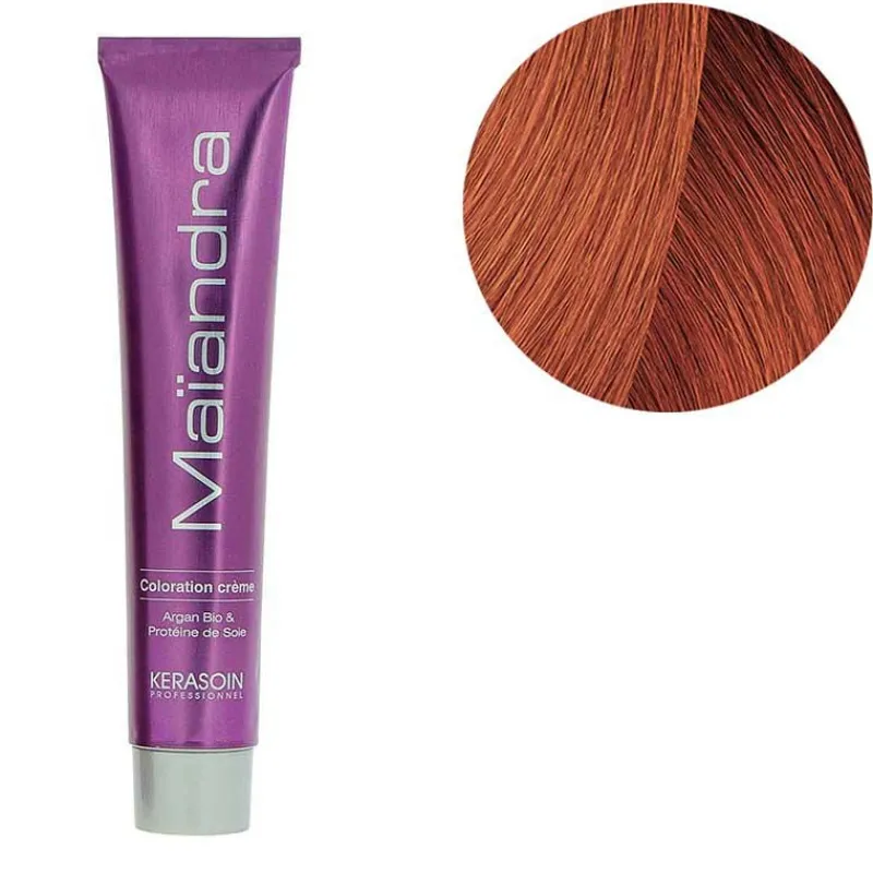 Kerasoin Professionnel Coloration permanente Maïandra 7.44 blond cuivré intense Discount