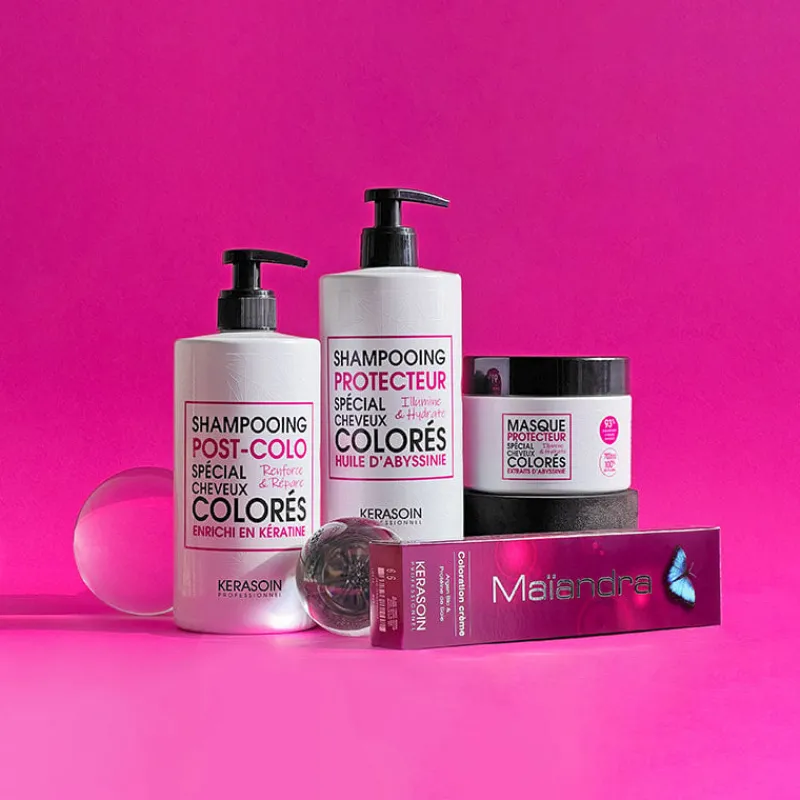 Kerasoin Professionnel Coloration permanente Maïandra 8.13 blond clair cendré doré Sale