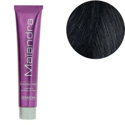 Kerasoin Professionnel Coloration permanente Maïandra 1.1 noir bleu Sale