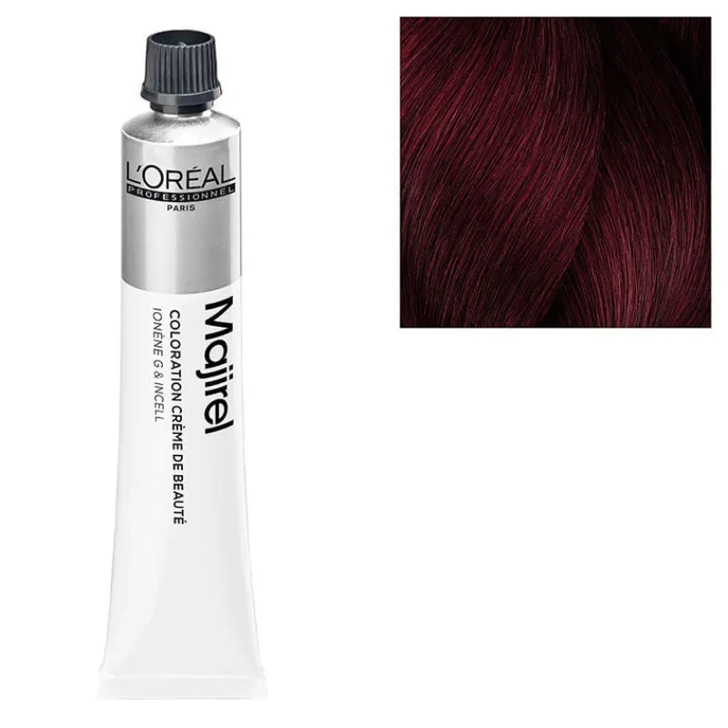 L’Oréal Professionnel Paris Coloration permanente Majirel Majirouge carmilane 4.62 châtain rouge irisé New