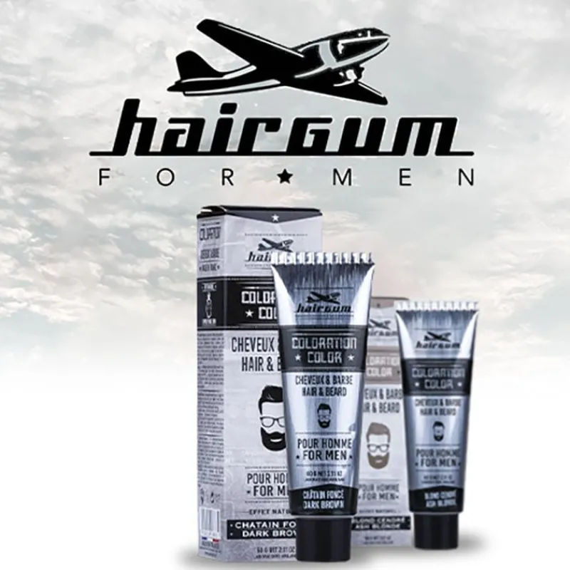 Hairgum Coloration pour homme cheveux & barbe 6.1 blond cendré Outlet