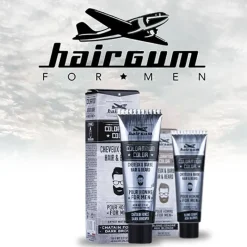 Hairgum Coloration pour homme cheveux & barbe 5.1 châtain clair