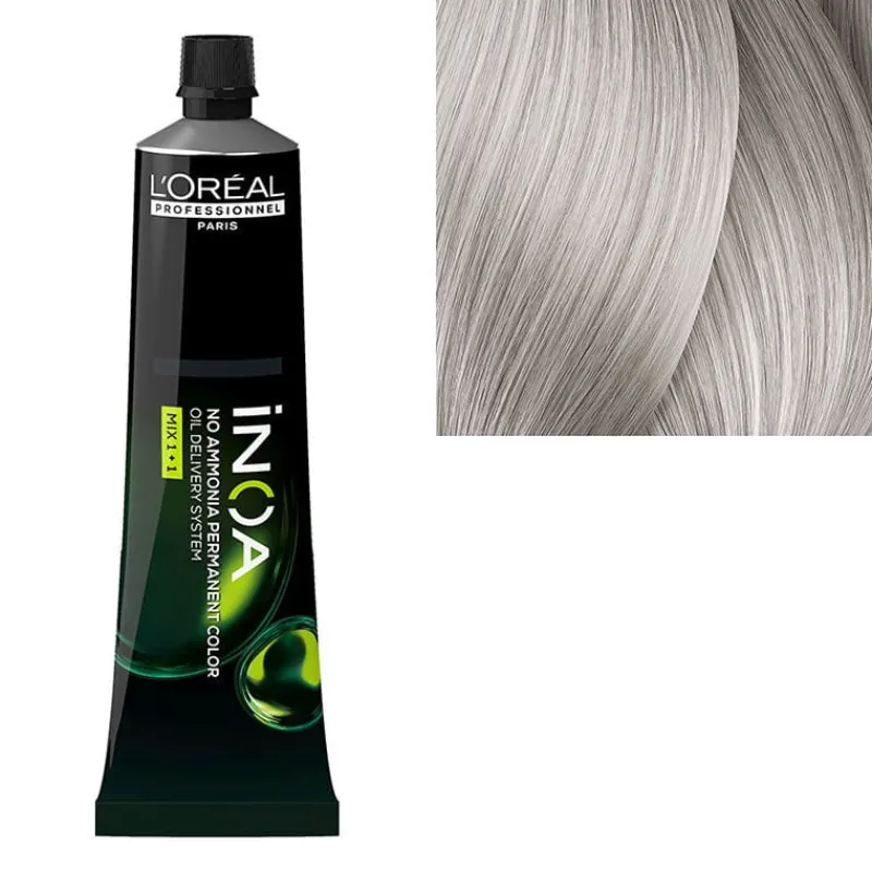 L’Oréal Professionnel Paris Coloration sans ammoniaque Inoa 10.1 blond platine cendré Best