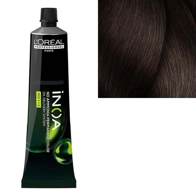 L’Oréal Professionnel Paris Coloration sans ammoniaque Inoa 5.8 châtain clair mocca Clearance