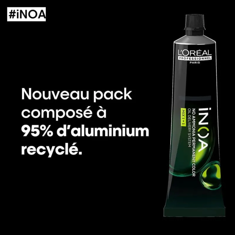 L’Oréal Professionnel Paris Coloration sans ammoniaque Inoa 5.26 châtain clair irisé rouge Discount
