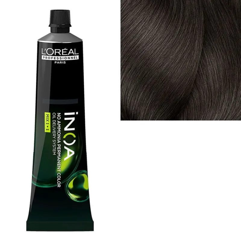 L’Oréal Professionnel Paris Coloration sans ammoniaque Inoa 5 châtain clair fondamentale Hot