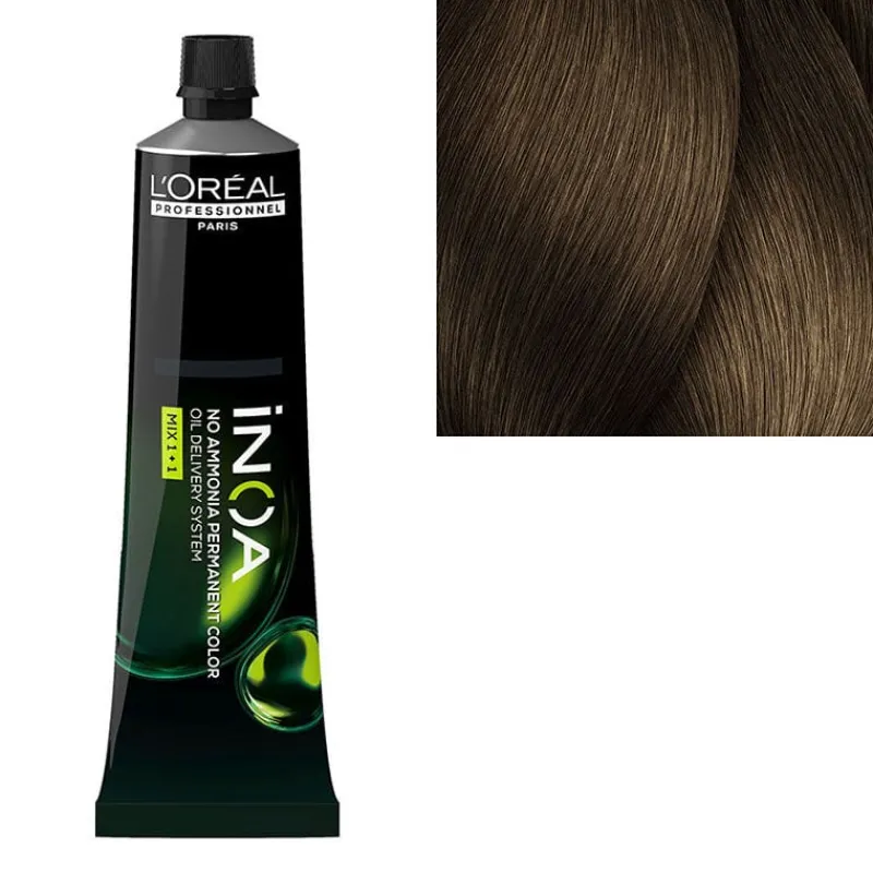 L’Oréal Professionnel Paris Coloration sans ammoniaque Inoa 7.0 blond ultra profond fondamentale Discount